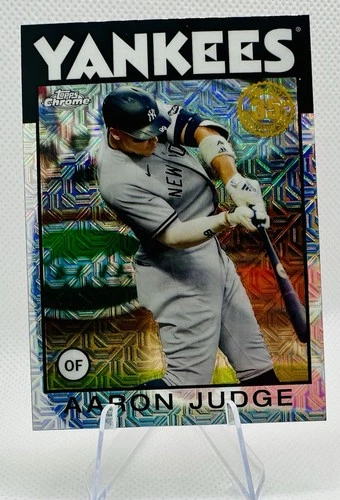 Topps Aaron Judge Yankees 2021 Chrome 35th Anniversary #86BC-99 Baseball Card