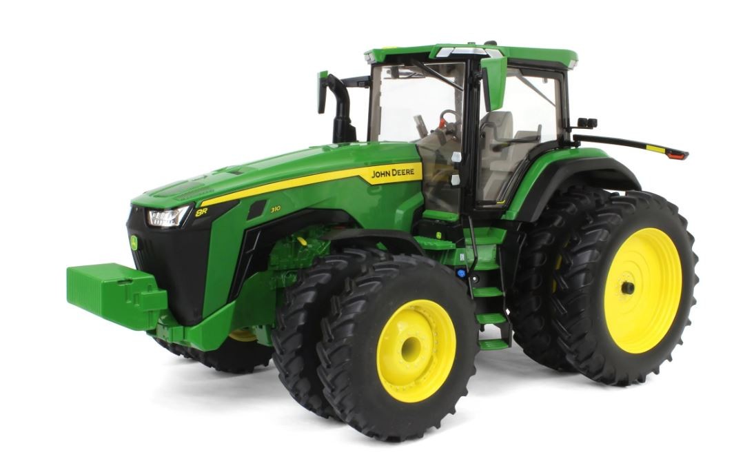 Tracteur miniature John Deere 8R 310 ERTL jouet de collection Prestige roues jumelées