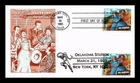 US COVER OKLAHOMA BROADWAY MUSICALS FDC DUAL HAND CANCEL GAMM CACHET