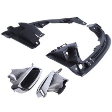 For Honda Civic Hatchback 2022-2024 Rear Exhaust Muffler Tip End Pipe Trim Set For Honda Civic Hatchback 2022-2024 Rear Exhaust Muffler Tip End Pipe Trim Set