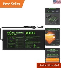 Durable Seedling Heat Mat for Seed Starting 10" x 20.75", Waterproof Warming ...