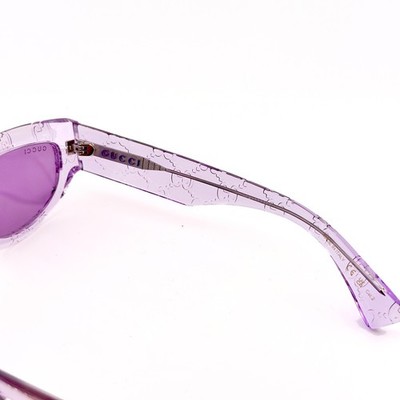 GUCCI GG1834S Crystal Violet Guccissima 1834 GG Motif Sunglasses