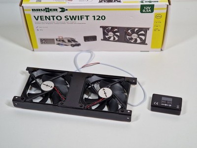 Brunner Vento Swift Kühlschrank-Doppellüfter ø 120mm Wohnmobil Camping DEFEKT!