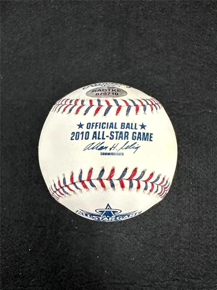 Brian McCann signed "MVP" 2010 ASG All Star Baseball autograph ~ Radtke - Image 2 of 3