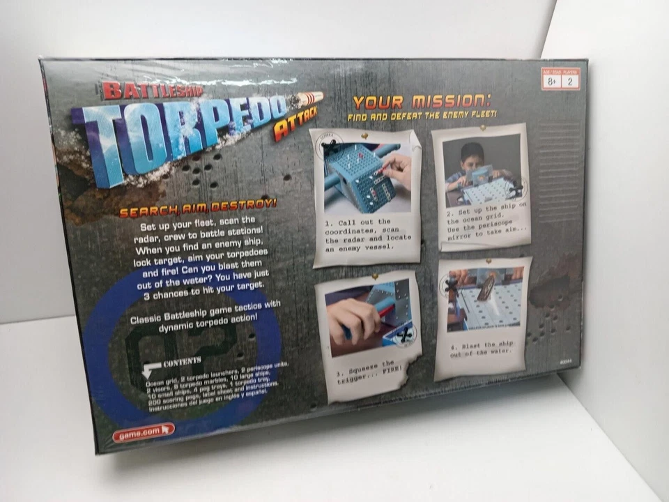 Vintage MB Games Battleship Torpedo Attack 2006 Brand New - Image 2 of 2