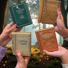 Disney Princess Storybook Chocolate Tin Snow White Cinderella Princess Frog Book