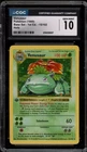 Pokemon Venusaur Base Set Shadowless 1st Edition Holo Rare #15 CGC 10 Gem Mint