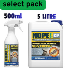NOPE CP Silverfish Killer Spray Repellent - Odourless Silverfish Treatment