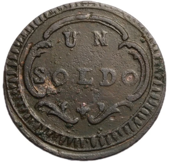 ITALIE- MODENA - ERCOLE III D'ESTE - SOLDO 1783 - Cuivre - MIR 866, CNI 51 - TTB - Photo 2/2