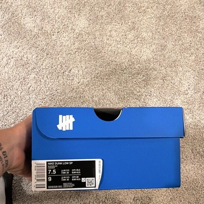 Undefeated x Nike Dunk Low - Nike Dunk Low SP  Dunk vs AF1  - Size 7.5 men