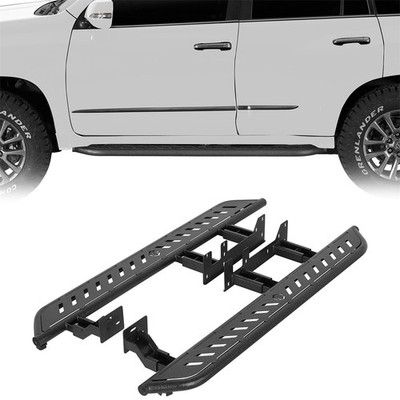 2Pcs Steel Nerf Bars Side Steps Armor Running Boards For 2010-2023 Lexus GX460 