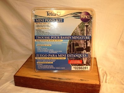 Fish Pond Pump Filter-TETRA MPK1 Mini Pond Kit- With Fountain-NEW OLD STOCK