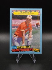 1987 Fleer Game Winners #37 Cal Ripken! Orioles