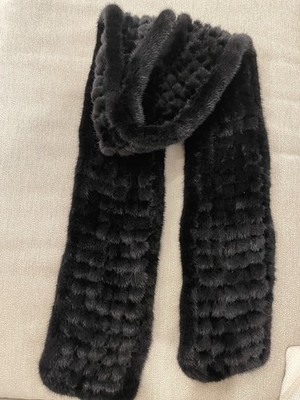 Kelli Kouri Authentic Mink Fur Boa Scarf
