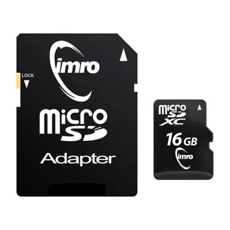 imro Card, Scheda di memoria Micro SDHC 16GB Classe 10 - Immagine 2 di 3