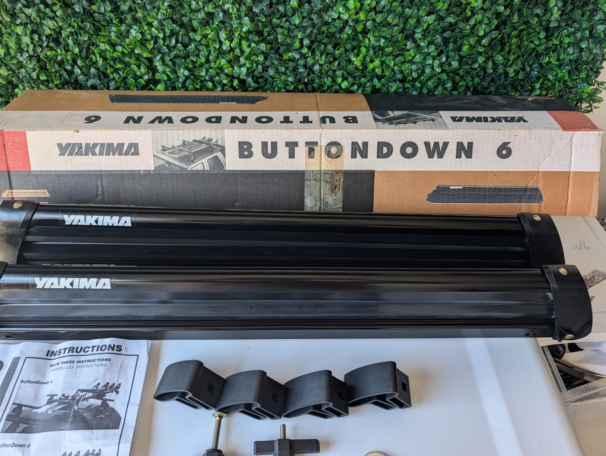 Yakima Buttondown 6 Ski Snowboard Carrier Roof Rack Mounts W