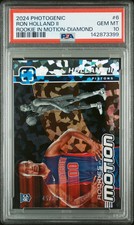 Ron Holland II 2024-25 Photogenic Rookie In Motion #6 Diamond /75 (RC) PSA 10