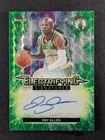 2025-26 Topps Finest RAY ALLEN 4/75 Auto Green Geometric Electrifying #ESG-RA