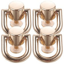 4 Pcs Fashionable Rivets for Bags Making Hardware Rings Purse Supplies