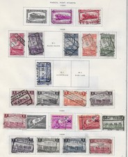 20 Belgium Parcel Post Stamps from Quality Old Antique Album 1934-1939