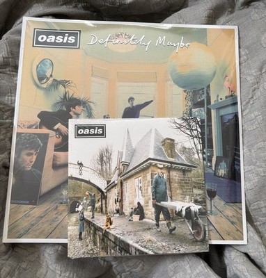 Oasis Vinyl Record Lot Definitely Maybe & Some Might Say 7  Color Gallagher NEW