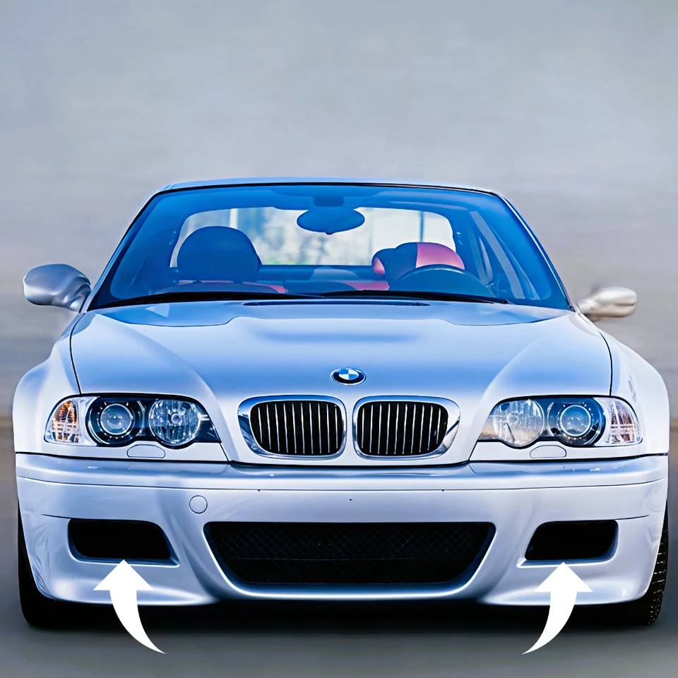 Für BMW E46 M3 Bremsenkühlung Luftführung M-Paket Stoßstange Set Performance Air - Bild 1 von 4