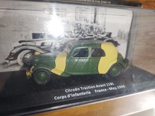 1:43 Ixo Altaya Citroen Traction Avant 11BL Infanterie Armée Militaire Militaria