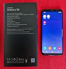 Samsung Galaxy S8 64GB Schwarz 5,8 Zoll 4GB Android IP68 Wireless Charging OVP
