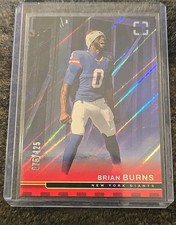 2025 Panini PhotoGenic No.16 Brian Burns Red  #/125 New York Giants 