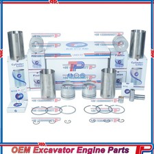 Tp 4d32 Cylinder Liner Kit Pis Kit For Mitsubishi Excavator Engine Parts Tp 4d32 Cylinder Liner Kit Pis Kit For Mitsubishi Excavator Engine Parts