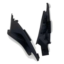 Pair Driver and Passenger Side Front Windshield Wiper Side Cowl Extension Tri...