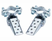 -1 Pair- Chrome Steel Bicycle Fork Step BMX Foot Step Pegs MTB ROAD Bike Steps