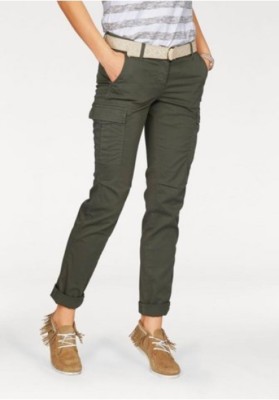 AJC girls Cargo Hose in marineblau Gr.34 NEU Damen Stretch L32