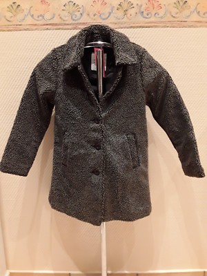 Neu Esprit Mädchen Winter Übergangs Mantel 128 134 braun