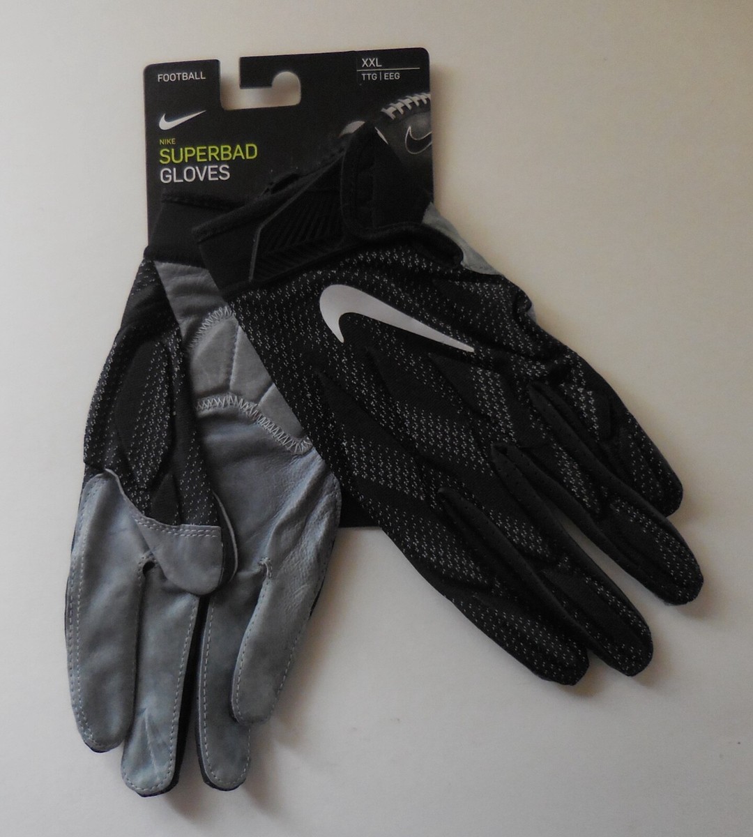 送料無料 新品 NIKE アメフト SUPERBAD GLOVES XXL Nike OSU Superbad 6.0 PE Football Gloves Size XXL Black