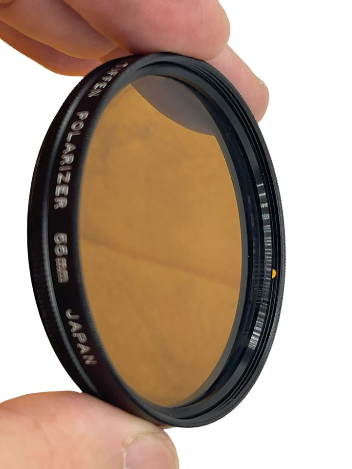 Vintage 55mm Tiffen Polarizer Screw In Filter Photography Accessory Japan - Image 4 of 4