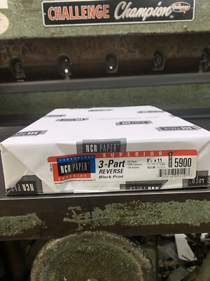 NCR Carbonless 3-part Pre-collated Reverse Paper 8-½ X11  For Offset And Digital