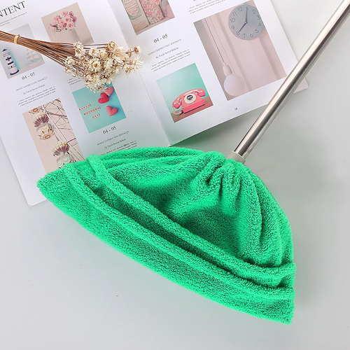 3 Pcs Broom Mop: Household Brooms Microfiber Mop Sweeping Broom Cover Mop Sin...