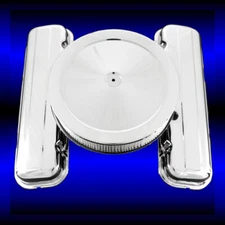 Valve Covers and Air Cleaner For Big Block Chevy 396 427 454 Chrome Short 
