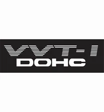 Toyota VVTI Dohc vinyl Sticker Decals - SET of 2 - Diff. Colors