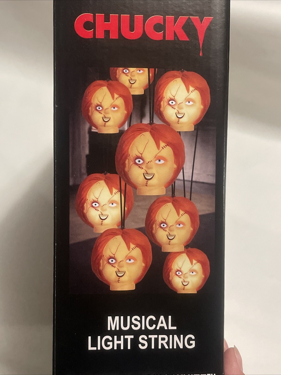 【希少】チャッキー ミュージカルライト chucky インテリア　ハロウィン Child's Play CHUCKY Musical Flashing Light String 7' Long