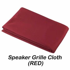 Red Stereo Speaker Grill Cloth Fabric 36" x 66" 16.5 Square Ft. Stretches 3D US