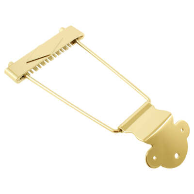 Allparts TP-0630 12-saitiges Trapezsaitenhalter - Gold