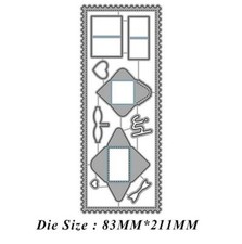 Frame Metal Cutting Dies Scrapbooking Paper Craft Embossing Stencils Knife Mould