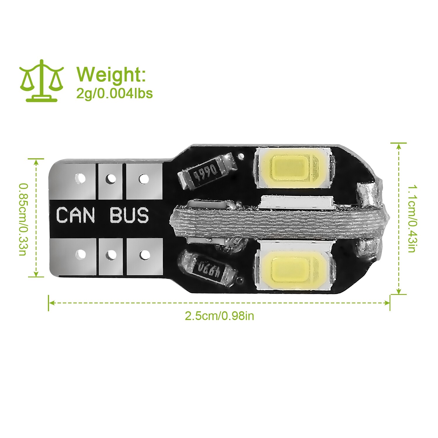 20 Piece LED Bulb Kit Dome Trunk License 20-Piece 6500K LED Interior Light Kit For Cars - Includes Dome, Map, Trunk & License Plate Bulbs Car & Truck License Plate Light Assemblies - Foto 4