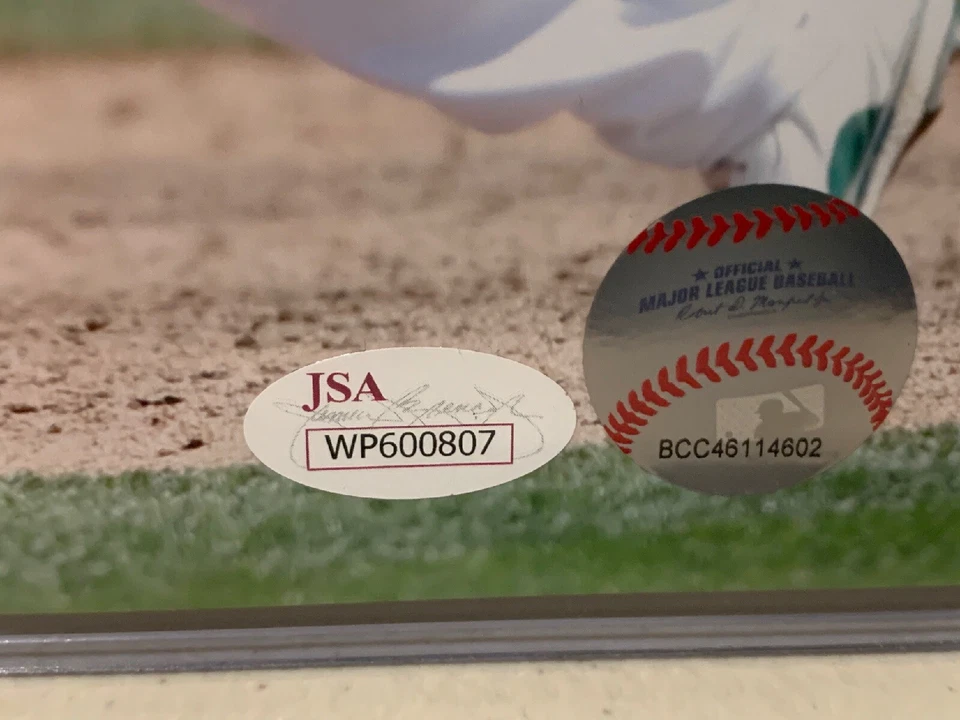 Ryon Healy Signed Oakland Athletics 8x10 Photo JSA - Image 4 of 4