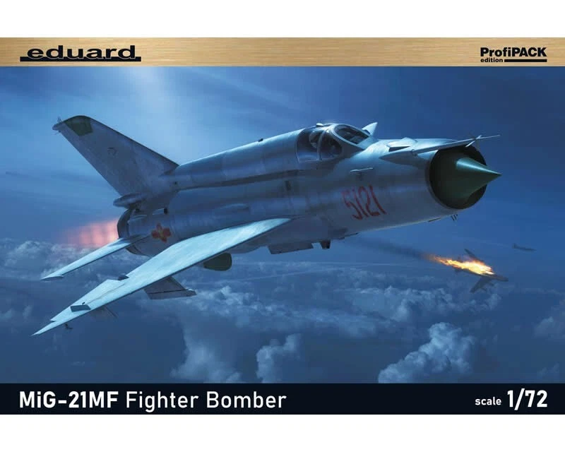 Eduard MiG-21MF Fighter Bomber ProfiPACK Edition 1:72 70142 modellismo - Immagine 4 di 4