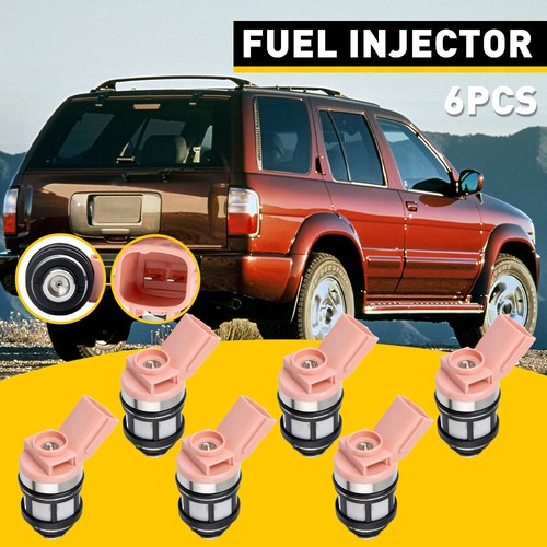 6X Fuel JS20-1 Injector For Nissan Pathfinder D21 Quest Pickup 3.3L 16600-88G10