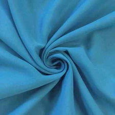 Solid Chiffon Fabric Polyester Dress Sheer 58'' Wide by The Yard Turquoise 