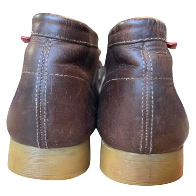 Clarks Wallabees Brown Oiled Leather Chukka Desert Boot  display picture 2